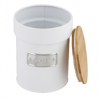 Porta Condimentos Redondo Coffee 1L Branco Matte YOI