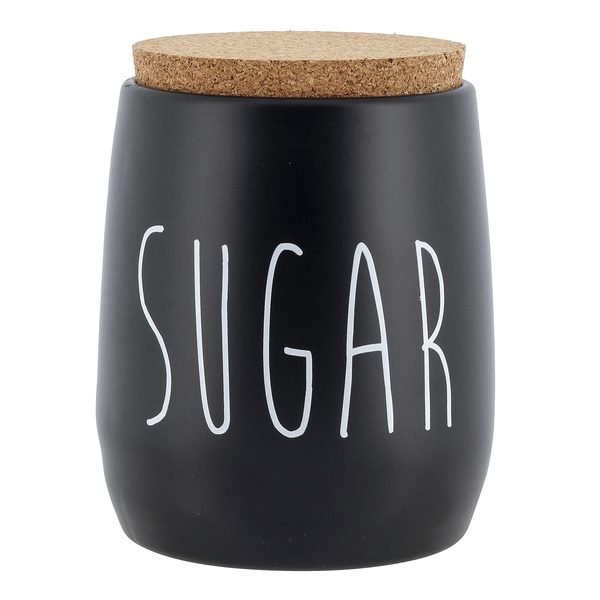 Porta Condimentos Sugar 850ml Preto Oak YOI