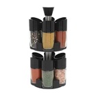 Porta Condimentos Temperos 12 Peças Suporte Giratorio Cozinha