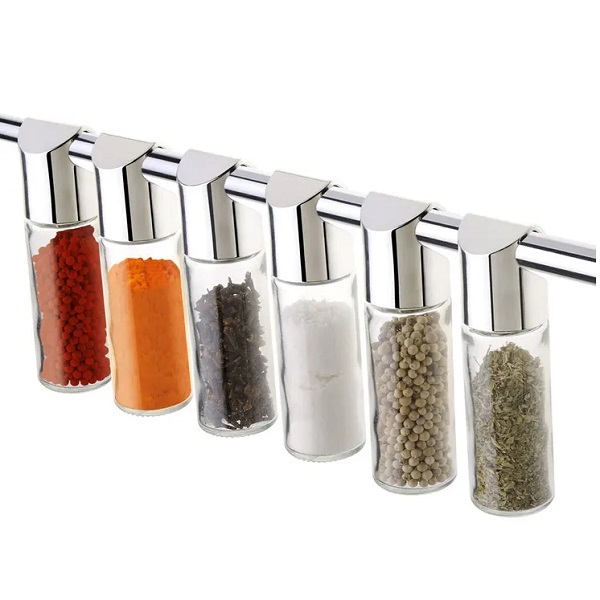 Porta Condimentos Temperos 6 Potes De Barra Cozinha Piatina C