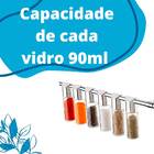 Porta Condimentos Temperos 6 Potes De Barra Cozinha Piatina C