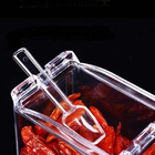 Porta Condimentos Temperos Potes Organizador Acrilico Com Col