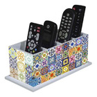 Porta Controle Decoraçã Azulejo + Brinde Porta Treco Gratis