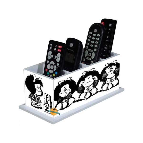 Porta Controle Decoração Mafalda Mafaldita + Brinde
