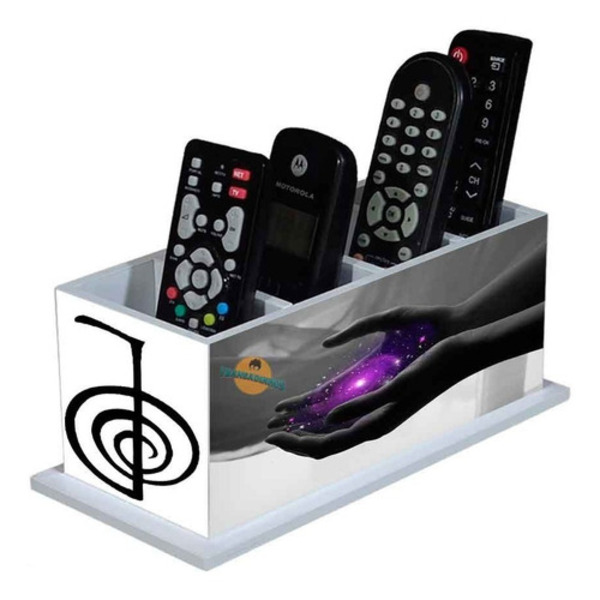Porta Controle Remoto Decoração  Reiki + Porta Treco