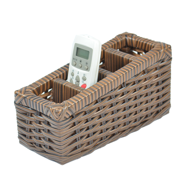 Porta Controle Remoto Sala 4 Divisões Argila Fibra Sintetica