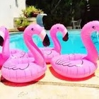 Porta Copo Flamingo Inflável
