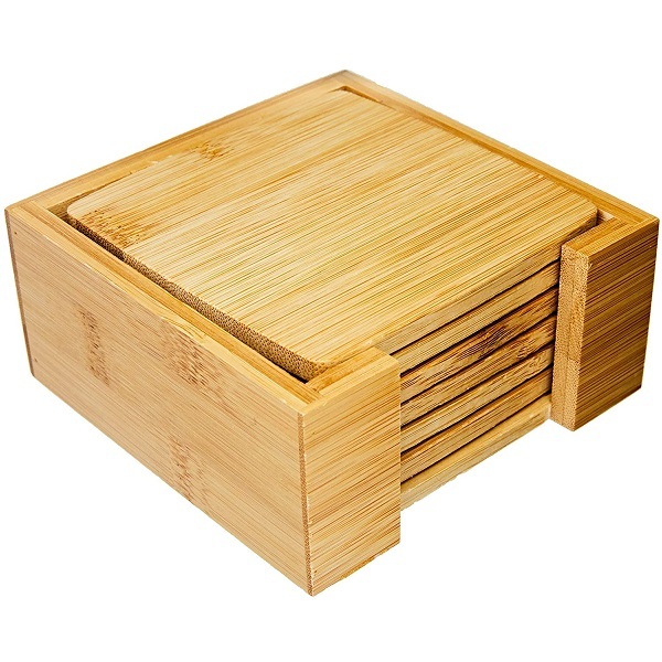 Porta Copos Com Suporte Ecokitchen Bambu Mimo Style Bm1420 50