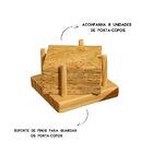 Porta-copos De Madeira