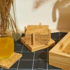 Porta-copos De Madeira