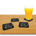 Porta Copos Drinks 4 Peças - Neoprene