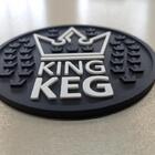 Porta Copos Emborrachado King Keg (par)