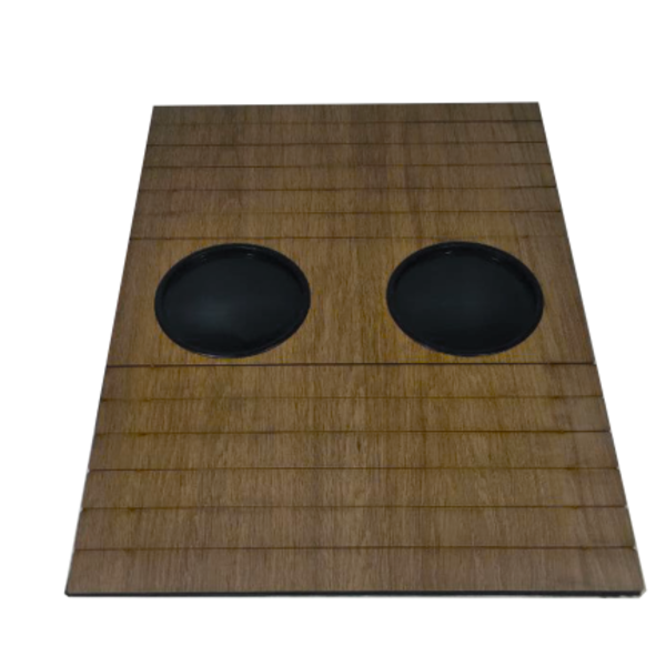 Porta-copos Esteira De Sofá Mdf Merlot