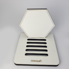 Porta Copos Madeira Mesa Jantar Cozinha Bar 6 Unidades Hexágo