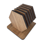 Porta Copos Madeira Mesa Jantar Cozinha Bar Durável 6 Unidade