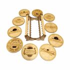 Porta Copos Sousplat Multimarcas Em Mdf Com 10