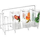 Porta Copos Suporte Escorredor De 8 Lugares Cromado Organizaç