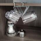 Porta Copos Suspenso Organizador De Armário Encaixe Cozinha