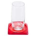 Porta Copos Vermelho - 6 Unidades