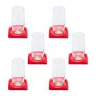 Porta Copos Vermelho - 6 Unidades