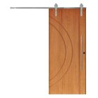 Porta Correr 10 Trilho Soft Aparente Puxador Tubo 60cm 72cm X