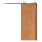 Porta Correr 12 Trilho Soft Aparente Puxador Tubo 80cm 92cm X