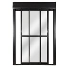 Porta Correr 2 Folhas Móveis Central Topsul Com Persiana Inte