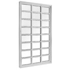 Porta Correr 3 Folhas Móveis Central Com Travessa Topsul 210x