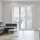 Porta Correr 3 Folhas Móveis Central Topsul 210x120cm Esquadr