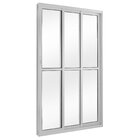 Porta Correr 3 Folhas Móveis Central Topsul 210x120cm Esquadr