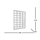 Porta Correr 4 Folhas Móveis Central Com Travessa Topsul 210x