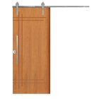 Porta Correr 9 Trilhos Soft Aparente Puxador Tubo 60cm 120x21