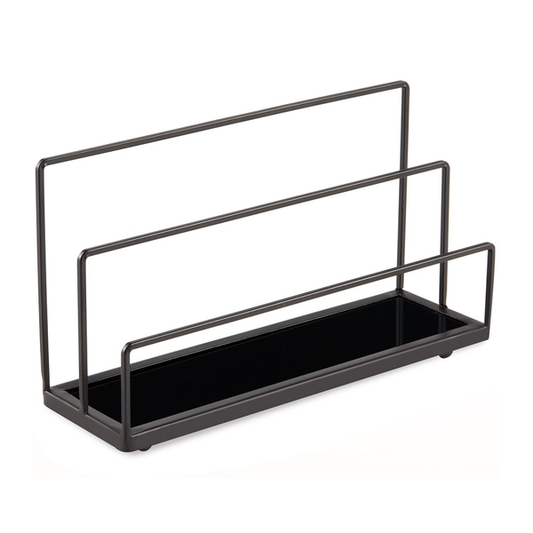 Porta Correspondência Em Metal Com Vidro