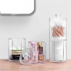 Porta Cotonete E Algodão Disco Redondo Em Acrílico Para Organ