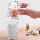 Porta Cotonete E Algodão Disco Redondo Em Acrílico Para Organ