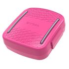 Porta Cotonetes Portátil Rosa Para Viagem Acessórios Com Elás
