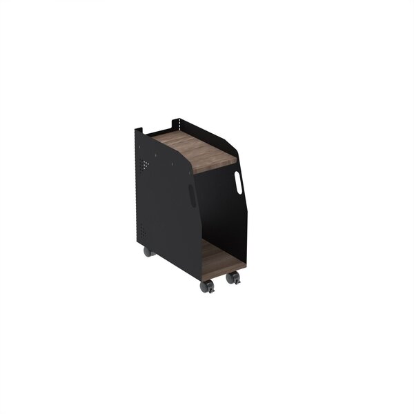 Porta Cpu Alto 590x233x479mm P25 Walnut/preto