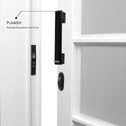 Porta De Aço De Correr 215x160cm Minas Sul Mgm Abertura Direi