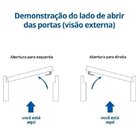 Porta De Aço De Correr 215x160cm Minas Sul Mgm Branco