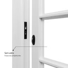 Porta De Aço De Correr 215x160cm Minas Sul Mgm Branco