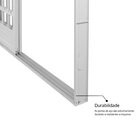 Porta De Aço De Correr 215x200cm Minas Sul Mgm Abertura Esque