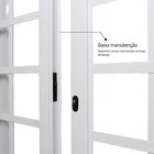 Porta De Aço De Correr 215x200cm Minas Sul Mgm Branco