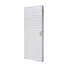 Porta De Aço Lambri 215x83cm Batente 12cm Qualitysol Ramassol