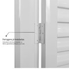 Porta De Aço Laminada 215x65cm Minas Sul Mgm Abertura Direita