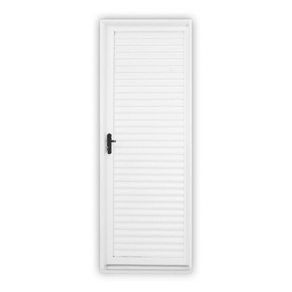 Porta De Aço Laminada 215x65cm Minas Sul Mgm Abertura Direita