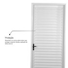 Porta De Aço Laminada 215x65cm Minas Sul Mgm Branco