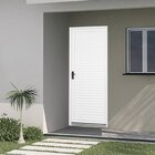Porta De Aço Laminada 215x75cm Minas Sul Mgm Branco