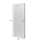 Porta De Aço Laminada 215x83cm Batente 12cm Unicsol Ramassol