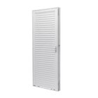 Porta De Aço Laminada 215x83cm Batente 12cm Unicsol Ramassol