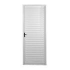 Porta De Aço Laminada 215x85cm Minas Sul Mgm Abertura Esquerd